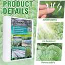 Windyun 3 Pack Garden Mesh Netting Mosquito Netting Fruit Tree Netting Insect Bug Netting Bug Netting for Garden Protection Ultra Fine Plant Netting(10 x 33 ft,White)