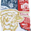 Primitives by Kathy LOL Made You Smile Dish Towel, Super Texas 28.00" x 28.00" (Small)