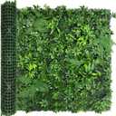 Artificial Green Boxwood Grass Wall Roll: 48"x120"40SQFT UV Protected Ivy Privacy Hedge Fence Screen for Chain Link Fences Panel Indoor,Outdoor Patio Balcony & Garden