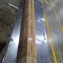 DIYHD 48X96 Accordion Door for Tall Openings, White Double Layer PVC Folding Interior Door with Track Kit, Space-Saving Closet Door, No Floor Track, Dual-Sided Handle & Latch, Easy Install