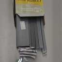 Cordless Light Filtering Mini Blind - 39 Inch Width, 64 Inch Length, 1" Slat Size - Grey - Cordless GII Morningstar Horizontal Windows Blinds for Interior by Achim Home Decor