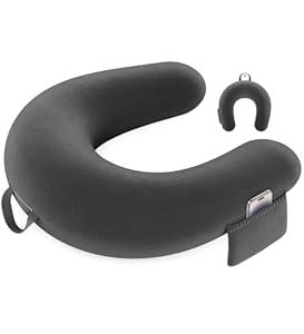 Crochet & Reading Pillow for Lap Support, Gaming Lap Support Pillow, Knitting Pillow on Bed/Sofa, Large Ergonomic Gaming Pillow for Arm Rest, Couch & Reading/Crocheting, Black