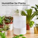 Clarston Humidifiers for Bedroom, 2.5L Cool Mist Humidifier with Essential Oils Diffuser and Nightlight, Top Fill Humidifiers for Home Large Room, Timer, Auto Shut-off, 25H Runtime