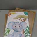 Set of 3 Framed Safari Animals Nursery Wall Art Liberia
 (16L" x 12W")