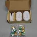 5 Pack Water Leak Detectors for Home, 100dB Water Sensor Alarm for Basement,Flood Leakage Detection Devices for Pipe/Drain/Sink/Faucet Drip Alert,Floor Flooding in Bathroom/Kitchen/Toilet/Laundry Room (White)