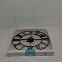 La Crosse Clock 404-3451 20-Inch Black Metal Tower Quartz Clock