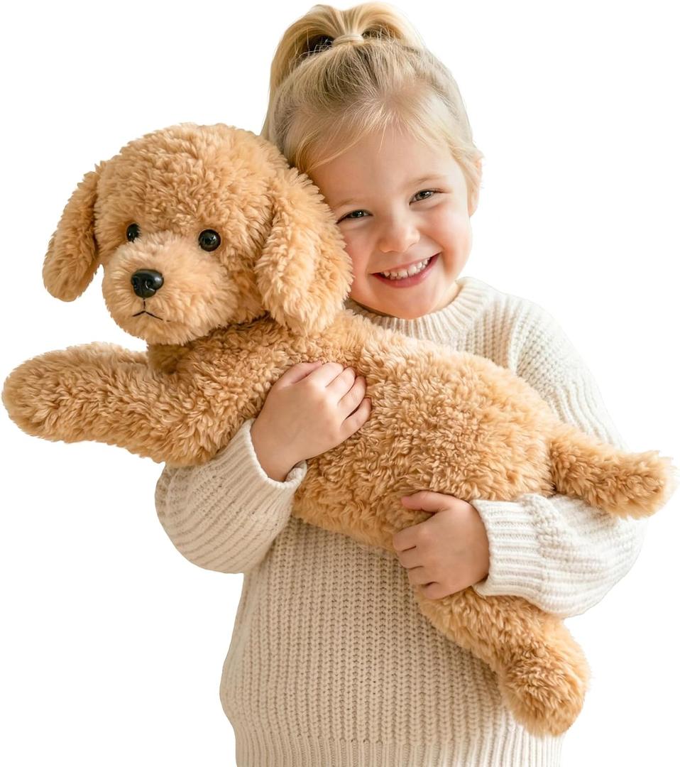 IKASA Large Dog Labrador Stuffed Animal Plush Toy,20" Big Puppy Soft Cute Fluffy Plushy Plushie