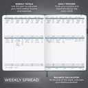 Clever Fox Income & Expense Tracker Large – Accounting & Bookkeeping Ledger Book for Small Business – 2-Year Record Notebook, A4 (Silver Black)