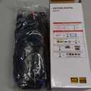 TV Antenna Indoor Antenna for Smart TV with 2 Amplifier Signal Booster for Long Range Reception and All Smart TVs HD Digital Antenna for Local Channels Supports 4K 1080p(Red)