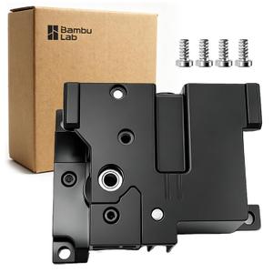 Original Bambu Lab Extruder Unit Front Cover Assembly OEM Replacement Part for P2S 3D Printer Extruder Front Protective Cover Dustproof Housing for Extruder Unit for Bambu Lab P2S Accessories
