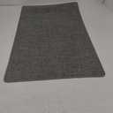 16"x26" Ultra Thin Gray Bathroom Rugs,Low Profile Bath Mat Non Slip Fit Under Door Absorbent Shower Rug Washable Grey Indoor Door Mat Small