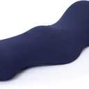 Pampkin High-Density Memory Foam Lumbar Support Pillow for Bed & Sleeping Comfort | Ergonomic Back Cushion with 8-Massage Points for Lower Back Pain Relief & Posture Support | Washable Cover