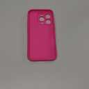 KANGHAR Compatible with iPhone 16 Pro Case, Silicone Checkered Cute Pattern, Camera Protection Soft Slim Phone Case for Girls Women -Hot Pink