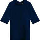 Kanu Surf Boys' Fiji UPF 50+ Sun Protective Rashguard (5T, Navy)