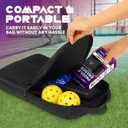 Pickleball Paddle Eraser, Carbon Fiber Pickle Ball Racket Cleaner, Fast & Easy Rubber Bar to Remove Ball Residue, Dirt, & Minor Scrapes/Scratches