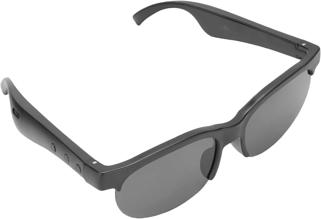 Cuifati Smart Glasses for Men Women, Bluetooth Audio Sunglasses with Mic and Speaker, Smart Wireless Headphone Sunglasses with Touch Control, for Outdoor Sports