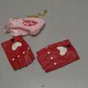 Wicked Wonderland Bridget Pink Costume Queen of Hearts Halloween Outfit with Jacket Dress & Accessories (Pink, S)