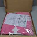 Max & Lily Underbed Curtain for Low Bunk Bed/Low Loft Bed, Princess Play Curtain for Kids, Cotton Privacy Curtain for Bottom Bunk, 2 Panel Curtain Set, Light Pink/Gold