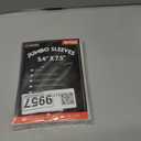 100 Pack Jumbo Card Sleeves Size L (5.4"x7.5") 4 Mil - Oversized Card Sleeves for Thick Trading Cards, Sports & Photos Storage, Exact Fit Plastic Sleeves with Snug Fit & Easy Insertion
