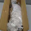 PAPAYA Crystal Chandeliers Clear Chandelier 5-Light Modern Pendant Ceiling Lighting Fixture with Acrylic Crystals & Beads for Girls Room,Living Room,Kitchen Island,Entryway