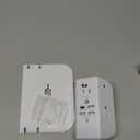 Wall Outlet Extender with Shelf and Night Light, Surge Protector, Wall Mount Charger Multi Plug Expander with 5 AC Outlets and 3 USB A Ports 1 USB C, Wide Space 3-Sided Power Strip Multi Plug Outlets (White)