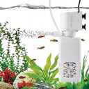 Fish Tank Filter,10-40 Gallon Fish Tank Filter,6W 130GPH,Equipped with Adjustable Aeration Function.