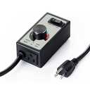 Midcvfrun Electronic Fan Speed Controller, 0-100% Variable Speed Adjuster for Inline Duct Fans Radon Fan Hydroponic Exhaust Fans Equipped 6’ Long Cord