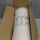 Bedsure Self Warming Dog Beds Large Sized Dog - Extra-Large Puppy Bed with Removable Washable Cover, Orthopedic Egg Crate Foam Pet Mat, Suitable for Pet Up to 100 lbs (Non Electric) (Ashen Cream-Self Warming Version)