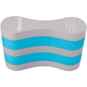 Sporti Pull Buoy for Women & Men or Beginners, EVA 5-Layer Pull Buoy Leg Float, Swimmer Accessories, Pool Training Aid (Grey/Teal)
