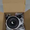 WISHOLY Mini Projector with WiFi and Bluetooth, Portable Movie Projector with 180 Rotatable, 1080P HD Supported, Auto Vertical Keystone, Compatible with Smartphone, TV Stick, Laptop, HDMI, USB (White)