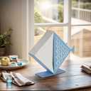 NIKKY HOME Napkin Holder for Tables, Fish Iron Napkin Dispenser for Kitchen, Blue Freestanding Napkin Holders for Farmhouse Restaurants Home Party Decor