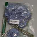 Blue Fake Chrysanthemum Flowers for Craft, 10 Pcs Faux Mum Flowers Silk Chrysanthemum with Glue for Vase, Home Kitchen, Wedding Party 10.6 Inch