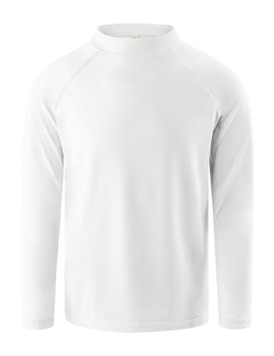 Boys Swim Shirt Long Sleeve Rash Guard UPF+ 50 Toddler Sun Protection Quick Dry Water Swimming Top for Surfing Boys Bathing Shirt 4T