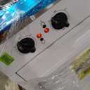 Avanti CK3016 Energy Star Certified Full Compact Kitchen, Built in Kitchenette Stainless Steel Counter, Two Element Cooking Range, Refrigerator & Storage, 30-Inch, White