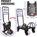 2-in-1 Convertible Folding Hand Truck