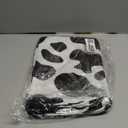 4 Pcs Linen Cow Print Table Runner Black and White Farm Cow Print Tablecloth Western Barnyard Cowboy Themed Table Cloths for Birthday Party Decorations Home Kitchen Supplies, (13 x 72 in)