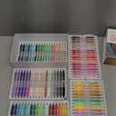 Xipan Acrylic Colored Pens Set, 90 Colors Retractable Gel Ink Pens, 0.7mm Fine Point Colorful Pen for Black Paper, Rock, Glass, Fabric and Art Crafts Supplies, Color Pen for Journaling Note Taking