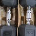 CAP Barbell Coated Dumbbell Weight | Multiple Options Pairs & Sets (50 lb - Set (25 lb x 2))