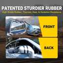 Extended Towing Mirrors, Universal Clip-On Side Mirror Extensions for Pickups, RVs, and Trailers, Tow Mirrors with Extenders (Model HA968)
