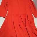ANRABESS Womens Sweetheart Neck Sleeveless Midi Dress 2026 Summer Formal Wedding Guest Party Cocktail Dresses with Pockets Red Large