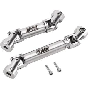 INJORA Stainless Steel Center Drive Shafts for 1/18 HPI Venture 18 CR18P RC Upgrade