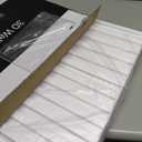 Art3d Slat Wall Panel, 3D Fluted Textured Panel 12-Tile 19.7 x 19.7in. - White