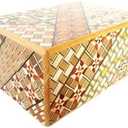 Uncommon Treasures Yosegi Puzzle Box 4 Sun 12 Steps