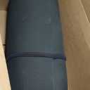 SPRI Hanging Exercise Mat, Fitness & Yoga Mat for Group Fitness Classes, Commercial Grade Quality with Reinforced Holes (56" L x 23" W x 5/8" (Black))