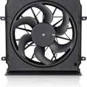 MOSTPLUS - 55037692AB - Radiator Cooling Fan Assembly with Motor - Compatible with 2004-2007 Jeep Liberty 2.4L 3.7L