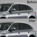 Black Window Trim for Audi Q5 SQ5 2009-2017 Window Chrome Delete Blackout | Stainless Steel, Glossy Black, Strong Adhesive, Easy Installation