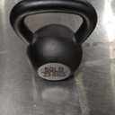 Powder Coated Solid Cast Iron Kettlebell Weights 50 lbs