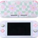 Case for Nintendo Switch Lite Protective Accessories Soft Silicone Cover Shell Compatible ONLY for Switch Lite Sage Green Checker Anti-Drop Shock Proof Aesthetic Protector