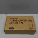 Gel Pens For Coloring, 90 Colors Retractable Colored Pens for Black Paper & White Paper, 0.7mm Fine Point Colorful Pens for Coloring, Writing, Drawing, Journaling, Note Taking, Office, Home (90PCS-Gift Set)