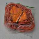 Climbing Rope, 12 mm Static Climbing Rope, 32FT(10M) 65FT(20M) 100FT(30M) 164FT(50M) Outdoor Rock Climbing Rope, Escape Rope, Rappelling Rope, Fire Rescue Parachute Rope (Orange)